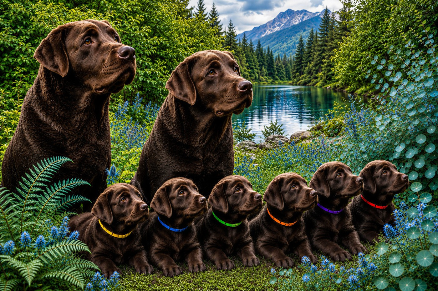 Portée prévue hiver 2026-2027 - chiots chocolats